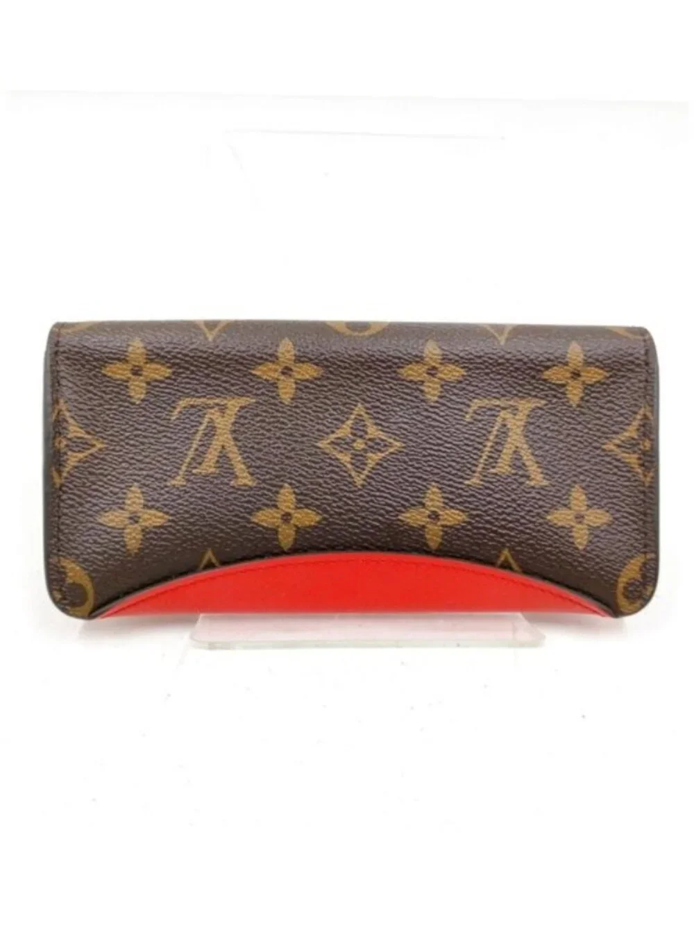 Authentic Louis Vuitton Monogram Emilie Wallet Cerise Red